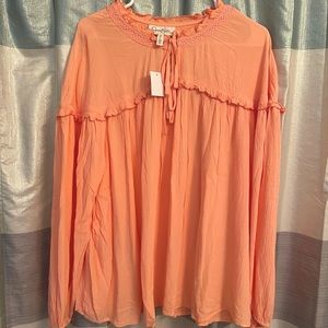 Coral Jessica Simpson Maternity Top XL